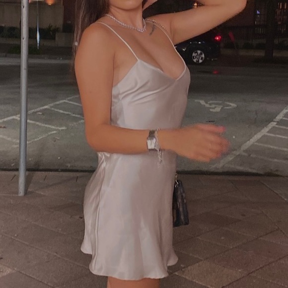 Zara Dresses & Skirts - Zara satin effect dress